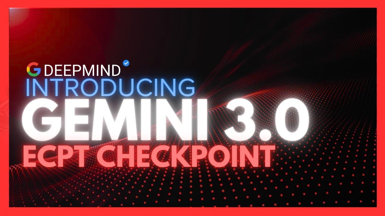 Gemini 3.0 Pro (NEW CHECKPOINT): Greatest Model Ever! Most Powerful, Cheapest, & Fastest Model Ever!