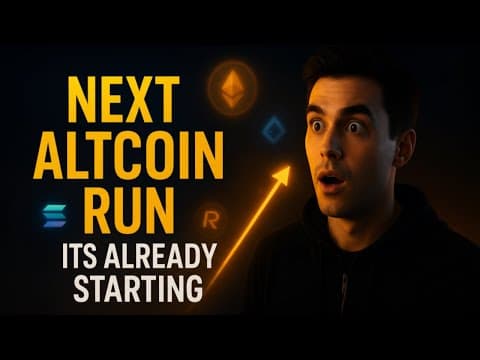 Altcoins Are Quietly Setting Up for the Next Bull Run (Don’t Miss This Move)
