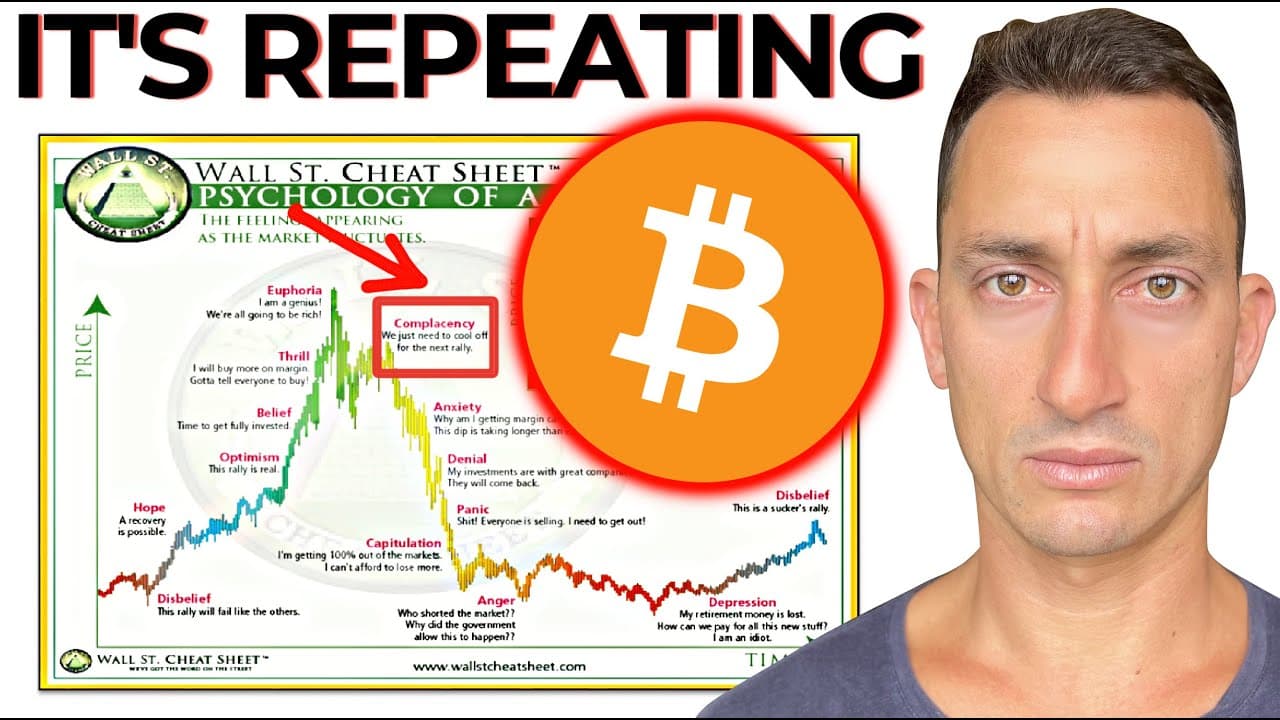 Bitcoin Crash: Complacency Is Making a Comeback