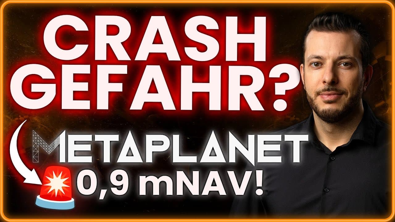 METAPLANET unter DRUCK! Bitcoin-Bärenmarkt durch Treasury Companies? 😱