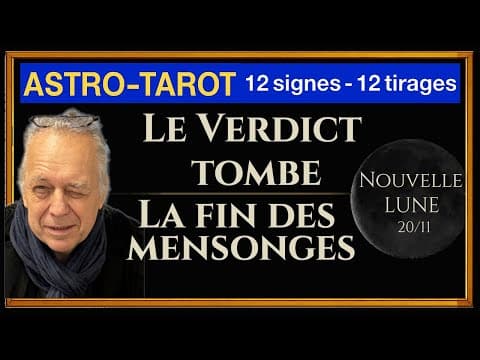 Astro-Tarot: Nouvelle Lune du 20 ? Ni Mort ni faux-semblants… juste la lame froide de la Justice.
