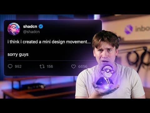 Shadcn broke the entire internet... again?