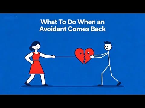 How To Respond When an Avoidant Comes Back | Stop Chasing & Regain Your Power