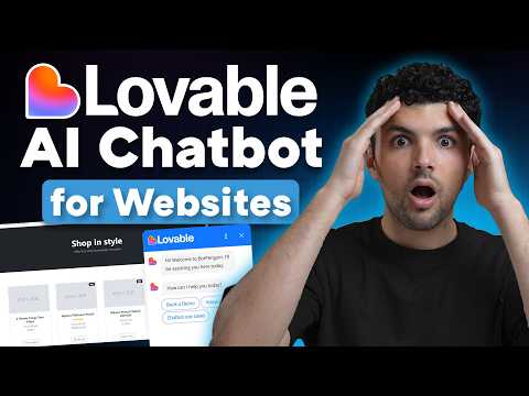 How to Integrate a Chatbot Into Your Website Step by Step | Lovable AI Tutorial