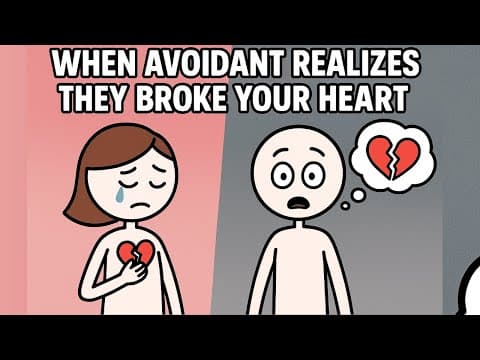 When an Avoidant Realizes They Destroyed Your Heart | Breaking Point of an Avoidant Partner