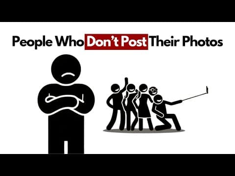 Psychology of People Who Don't Post their Photos on Social Media